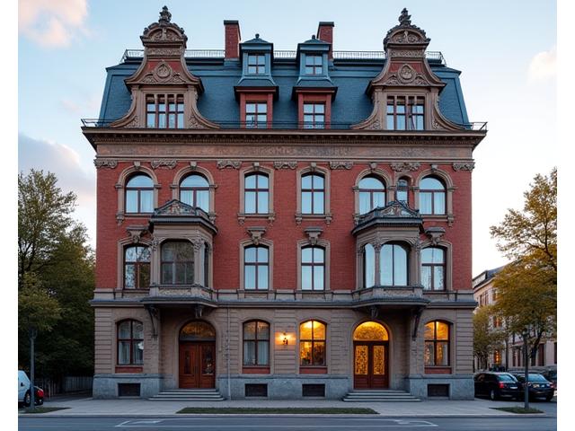 Før og etter bilde av en rehabilitert fasade av et historisk bygg i Oslo.