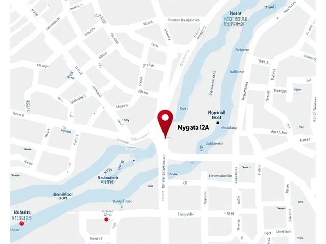 Statisk kart over sentrum av Oslo som viser Tinde Designs kontorlokale i Nygata 12A.